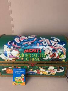 【1円から】ディズニー ミッキー MICKEY MUSICAL TOY CHEST ヴィンテージデザイン 稼働品 ジャンク 現状品