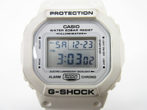 k70614-ap [送料650円]中古◇CASIO G-SHOCK CASIO カシオ ジーショック DW-5600MW クォーツ デイデイト デジタル ホワイト [154-231223]