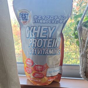 BEST NUTRITION LAB ホエイプロテイン 1kg 11種類のビタミン配合【送料無料】 