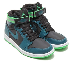 ■正規品ナイキ エアジョーダン1 ハイストラップ ティールグリーン スパークブラックホワイトNIKE AIRJORDAN 1 HIGH STRAP(342132-013)27cm