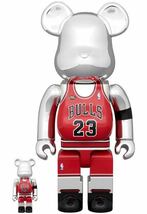 BE@RBRICK Michael Jordan 1998 LAST SHOT 100％ & 400％ ベアブリック マイケルジャクソン 1998 ラストショット_画像1