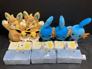 ■【タグ有】ポケットモンスター ポケモン ぬいぐるみ ティッシュカバー ダブり有り大量まとめセット / パモット ミズゴロウ パピモッチ 他