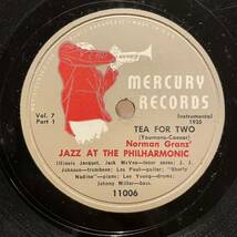 【SP盤3枚組セット】 Norman Granz' Jazz At The Philharmonic 7 (1947) Mercury Illinois Jacquet, Les Paul J.J. Johnson,Shorty Sherock_画像5