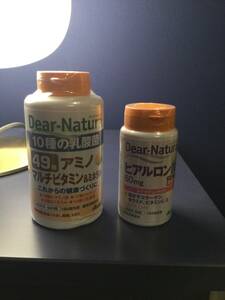 asahi アサヒ サプリメント サプリ Dear-Natura ディアナチュラ マルチビタミン&ミネラル 乳酸菌 ヒアルロン酸 コラーゲン セラミド