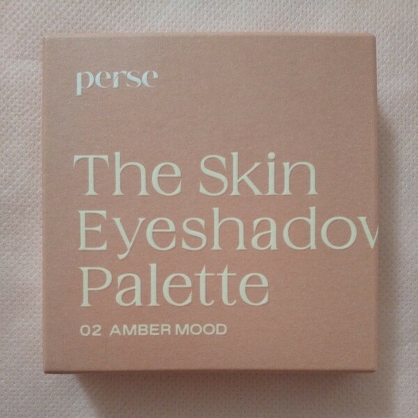 【未使用品】perse The Skin Eyeshadow Pallet　パース ザ スキン アイシャドウ パレット　02 AMBER MOOD