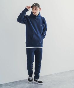 Champion チャンピオン リバースウィーブ ストームシェル スウェットパンツ C3-L204 ネイビー　Lサイズ