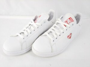 adidas アディダス G27893 STAN SMITH スタンスミス スニーカー シューズ ハート 白×赤 24cm