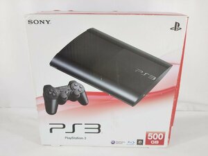 Playstation３ PS3 本体 CECH-4000 500GB ブラック 中古現状品【1円スタート】