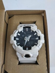 【中古/稼働品】CASIO(カシオ) G-SHOCK GA-700-7AJF クォーツ 腕時計 ホワイト系 箱・説明書付属