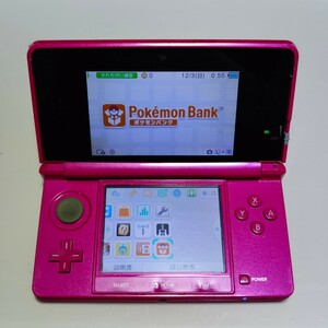 3DS SDカード 8GB ポケモンバンク ポケムーバー有 中古品 動作確認済み アイスホワイト バッテリーOK 