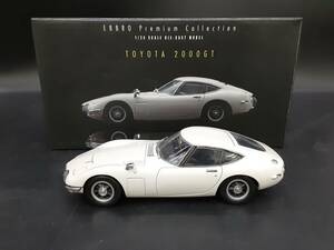 ta1203/13/35 中古品 TOYOTA 2000GT EBBRO Premium Collection 1/24 white