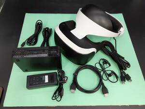 ta1223/07/24 ジャンク 通電確認のみ プレイステーション4 VRゴーグル CUHJ-16005 難有 欠品有 