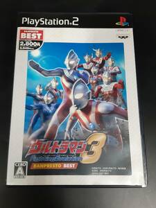 ta1211/24/18 中古品 動作確認済 PS2ソフト ウルトラマン Fighting Evolution 3 ベスト版 取説欠品