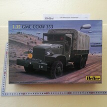 ☆地　1/35 Heller GMC CCKW 353 アメリカ陸軍　カーゴトラック　アメリカ・フランス軍デカール　未組立　　　_画像1