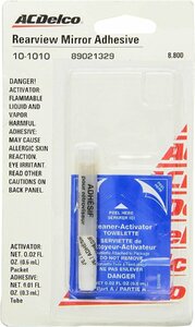 送料無料 (沖縄・離島除く) ACDelco Rearview Mirror Adhesive フロントガラス用 ルームミラー接着剤 (バックミラー接着剤)