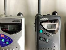 YUPIERU(ユピテル) 特定小電力トランシーバーCT-400/ 530/ 550 ジャンク品3台_画像2