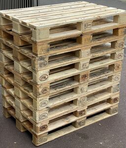 ユーロパレット 9枚セット　木製パレット DIY 京都市から