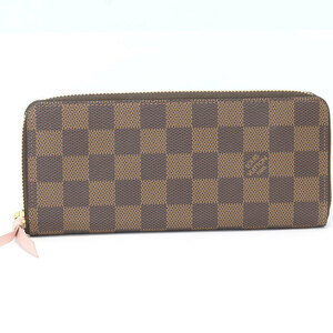 Louis Vuitton ルイヴィトン ダミエ N41626 ポルトフォイユ・クレマンス ラウンド ファスナー 長財布 （質屋 藤千商店）