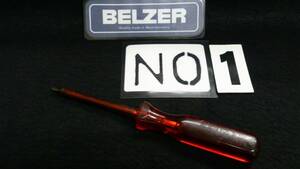 ＜22105＞　ＢＥＬＺＥＲ　ベルツァー　絶縁プラスドライバー　No8078VDE　No1　180ｍｍ　ＧＥＲＭＡＮＹ　ドイツ製