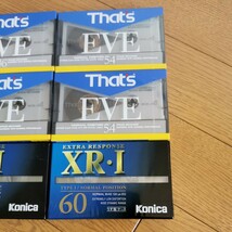 カセットテープ THATS that's EVE 太陽誘電 46分 Konica コニカ XR Ⅰ 60分 合計 6本_画像3