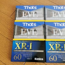 カセットテープ THATS that's EVE 太陽誘電 46分 Konica コニカ XR Ⅰ 60分 合計 6本_画像2