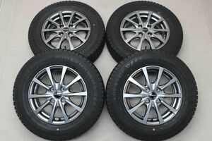 ダンロップ ウィンターマックス03 185/70R14 2022年製 ホイールセット 14インチ 中古スタッドレス 中古ホイール ノート カローラ