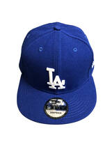 cap-233 NEW ERA 9FIFTY SNAPBACK MLB Los Angeles Dodgers ニューエラ キャップ ベースボールキャップ 帽子 ブルー_画像1