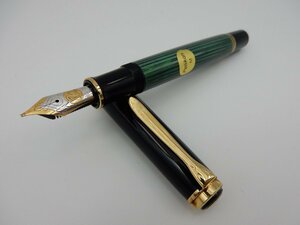 Pelikan ペリカン スーベレーン M800 万年筆 18Cペン先 緑縞 M 1