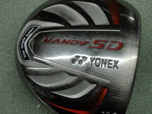 ♪YONEX ヨネックス NANO V SD ドライバー 1W 10.5/NANO SPEED 100 flex:S ※現状品　■１６０