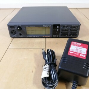 Roland Roland звук парусина звук модуль аудио-модуль SC-55mkⅡ рабочее состояние подтверждено!!