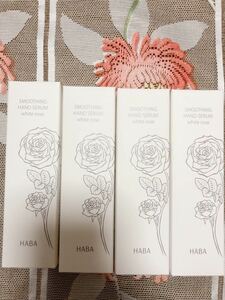  Haba. smooth hand Sera m white rose. fragrance 50G*4
