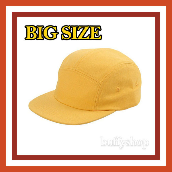 C151 ジェットキャップ　帽子　大きい　大きめ　サイズ　黄色　イエロー 7vH(2)