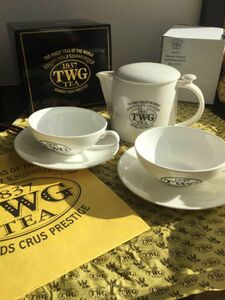 【TWG tea】 茶器セット ティーポット カップ＆ソーサー おうちアフタヌーンティー カフェ気分 【送料無料】