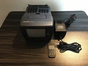 日立　ブラウン管テレビ C6-GL50R リモコン付き　　動作OK 6インチ　95年製　ポータブル