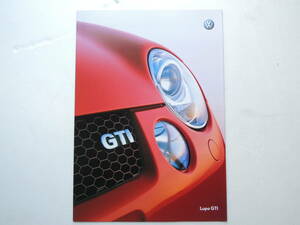 【カタログのみ】 ルポ GTI 初代 2005年 VW フォルクスワーゲン カタログ 日本語版 ★美品