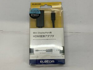 １円スタート！！ [未使用品] ELECOM Mini DisplayPort-HDMI変換アダプタ AD-MDPHDMIBK [Etc]