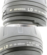 02 65-584701-19 [Y] TAMRON タムロン AF ASPHERICAL LD [IF] 28-300㎜ 1:3.5-6.3 ニコン用 旭65_画像3