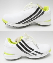 02 00-000000-00 [Y] adidas アディダス ゴルフシューズ 22.5㎝ Fit FOAM W Driver Prima 箱付き 靴 旭00_画像7