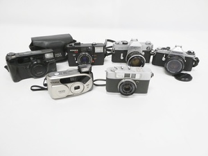 02 68-583637-07 [Y] PENTAX ME ペンタックス YASHICA 72-E ヤシカ Canon FE キャノン KONICA 他 カメラ レンズ まとめ セット 旭68