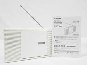 01 07-583794-08 [Y] TOSHIBA 東芝 CDラジオ TY-C260 2021年製 札07