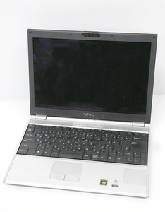 02 00-000000-00 [Y] ※HDD無し※ SONY ソニー VAIO バイオ ノートパソコン PC PCG-6L1N 部品取り 旭00