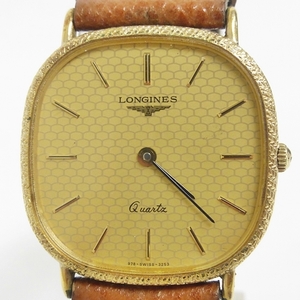 10 30-583426-04 [Y]【本体のみ】 LONGINES ロンジン QUARTZ クオーツ ゴールドカラー メンズ 腕時計 名30