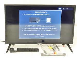 10 28-584584-19 [Y] ハイセンス Hisense 24A40H 24型 ハイビジョン LED 液晶 テレビ 24インチ 名28