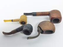 10 06-582955-27 [Y] キセル パイプ スポーツ SPORT ローレイ ROLEY imported briar corn cob コーンパイプ 煙管 喫煙具 ４点セット 名06_画像1