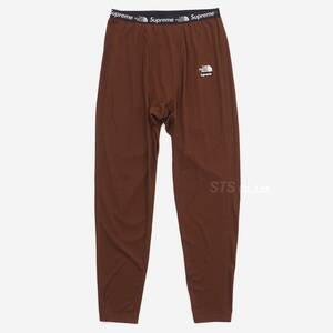 Supreme/The North Face Base Layer Pant 茶L シュプリーム/ザ ノース フェイス ベース レイヤー パンツ 2022FW