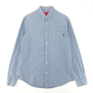 Supreme - Solid Button Down Shirt 青M シュプリーム - ソリッドボタンダウンシャツ 2011SS