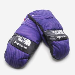 Supreme/The North Face Trompe L’oeil Printed Mountain Mitt 紫M シュプリーム/ノースフェイス トロンプ・ルイユ マウンテン ミット