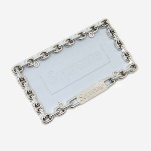 Supreme - Chain License Plate Frame シルバー シュプリーム - チェーン ライセンス プレート フレーム 2018FW