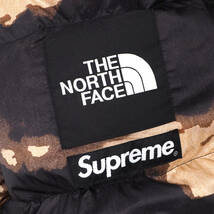 Supreme/The North Face Bleached Denim Print Nuptse Jacket　黒L　ザ ノース フェイス ブリーチド デニム プリント ヌプシ ジャケット_画像5