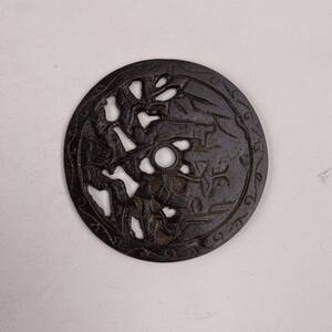 中国古美術 古銭 中国絵銭 空楼銭　花銭　直径約7cm